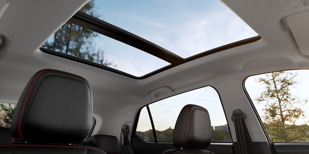 Techo panorámico de la nueva camioneta pequeña Chevrolet Groove 2023
